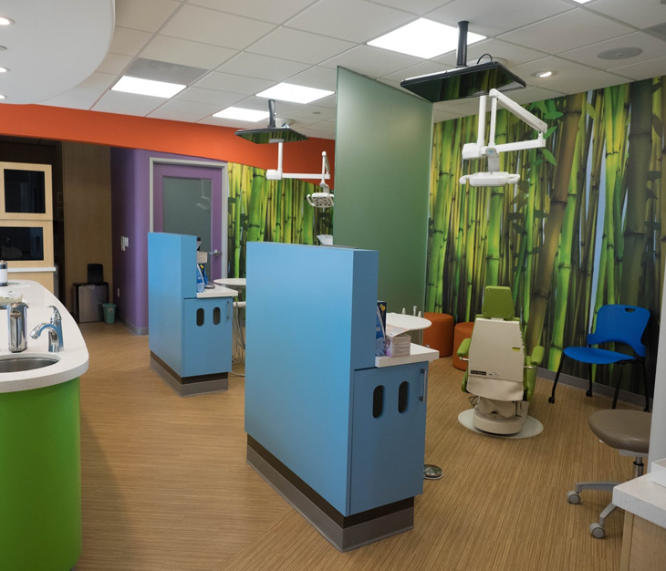South City Pediatric Dentistry, featuring a playful design with vibrant colors and a toothbrush, representing the practice's focus on children's dental health and creating a friendly environment for young patients.